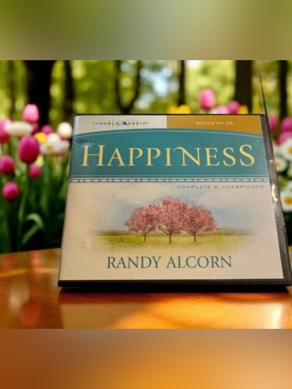 Happiness Christian Audiobook on 18 CDs by Randy Alcorn & Tyndale Audio Used
